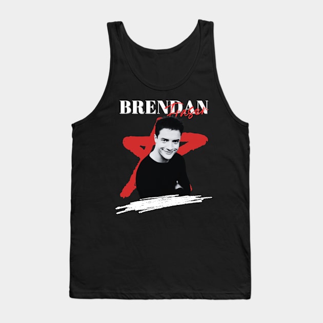 Brendan fraser retro style Tank Top by FlowersVibes